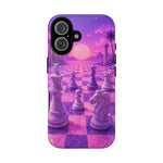 Pastel Chess Infinite Board Vaporwave Art Tough Phone Case