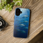 Amberjack School Phone Case, Open Water Sunlight Tough Cover