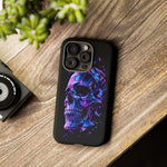 Holographic Skull Phone Case, Shattered Glass Iridescent Cover
