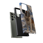 Saint Bernard Dog Phone Case | Mountain Snow Scene, Protective Tough Case
