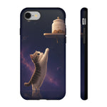 Curious Munchkin Kitten Reaching Cookie Jar Phone Case | Tough Case