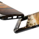 C5 Z06 Corvette Phone Case, Yellow Golden Hour Trail Cover