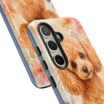 Miniature Poodle Whimsical Watercolor Art Tough Phone Case