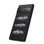 Silver Prelude Sports Coupe Tough Phone Case for JDM Fans