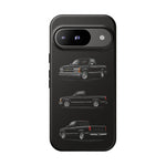Black Silverado Classic Pickup Tough Phone Case for Chevy Truck Fans