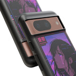 Melancholy Anime Girl Phone Case Vaporwave Tough Case