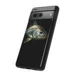 Snook Fishing Phone Case, Saltwater Portrait Black Cover, Gift