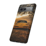 C5 Z06 Corvette Phone Case, Yellow Golden Hour Trail Cover