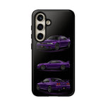 Purple R33 Skyline GTR JDM Sports Car Phone Case Tough Multi View