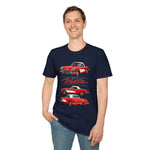 Red 1960 Corvette Convertible T-Shirt | Retro Classic Car Illustration
