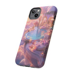 Floating Pool Deck Phone Case, Pastel Cloud 3D Render Cover