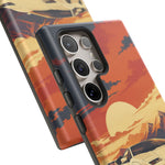 Retro Sunset Countach phone case | Sports car tough cover