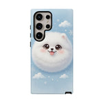 Samoyed Kawaii Snowball Chibi Art Tough Phone Case