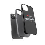 Silver C6 Z06 Phone Case for Chevy Fans, Tough Cover