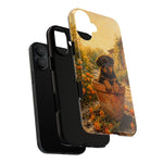 Rottweiler Puppy in Flower Pot Tough Case | Floral Dog Phone Cover