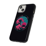 Great Dream Wave Circular Badge Vaporwave Phone Case – Japanese Aesthetic