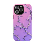 Chrome Thorn Vine Phone Case Vaporwave Tough Cover