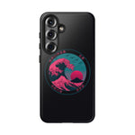 Great Dream Wave Circular Badge Vaporwave Phone Case – Japanese Aesthetic
