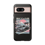 R34 Skyline GT-R Sakura Mountain JDM Tough Phone Case Gift