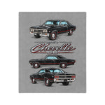 1967 Chevelle SS Illustration Blanket | Classic Muscle Car Throw
