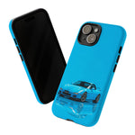RX-7 Cyan Studio Phone Case Studio Color Match Car Art