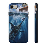 Marlin Teaser Strike Phone Case Saltwater Fishing Gift for Anglers