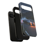 240SX JDM Drift Smoke Night Street Art Tough Phone Case
