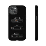 Black Silverado Classic Pickup Tough Phone Case for Chevy Truck Fans