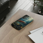 Salmon River Fishing Phone Case, Sunlit Current Cover
