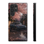 Cherry Blossom Street Scene R34 Skyline GTR Tough Case | Car Photo Cover