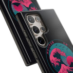Great Dream Wave Circular Badge Vaporwave Phone Case – Japanese Aesthetic
