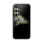 Snook Fishing Phone Case, Saltwater Portrait Black Cover, Gift