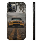 Camaro Z28 Phone Case, Gold 77 Foggy Country Road Cover