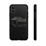 1959 Chevy Impala illustration Tough Case | Retro Classic Car Phone Cover