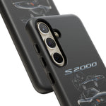 Black S2000 Roadster Collage JDM Tough Phone Case Cover Gift
