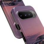 Sunset Skyline GT-R R32 phone case | car reflection, purple dusk