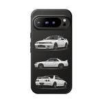 R32 Skyline Phone Case White, Three-View Vector Cover, Gift GTR Fans