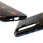 Challenger RT Phone Case, Rainy City Night Muscle Car Tough Cover