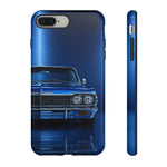Blue Impala 1964 Phone Case, Classic Lowrider Tough Cover for Classic Car Fans