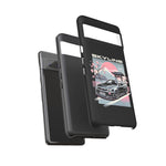 R34 Skyline GT-R Sakura Mountain JDM Tough Phone Case Gift