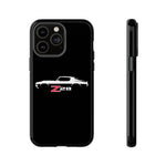 1970 Camaro Z28 White Silhouette Tough Phone Case Cover Gift