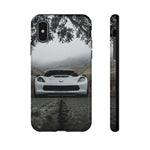 C7 Z06 Corvette Phone Case, White Foggy Country Road Cover