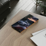 Skyline GT-R R34 White Nurburgring Speed Art Tough Phone Case