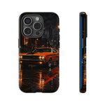 Challenger RT Phone Case, Rainy City Night Muscle Car Tough Cover