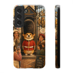 Corgi Royal Guard phone case | Cute British corgi soldier illustration
