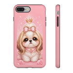 Shih Tzu Princess Kawaii Chibi Puppy Pet Dog Art Tough Phone Case