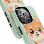 Shiba Inu Kawaii Chibi Smile Pet Dog Art Tough Phone Case
