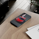 Red C8 Z06 Track Wing Tough Phone Case Cover Gift Art