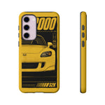S2000 Spa Yellow Retro 90s JDM Car Tough Phone Case