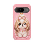 Shih Tzu Princess Kawaii Chibi Puppy Pet Dog Art Tough Phone Case
